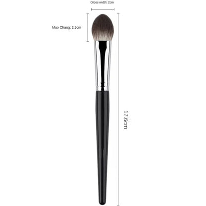 1/2PCS Peach Heart Blusher Brush – Small Flat Precise Brush for Powder, Cream & Liquid Blush