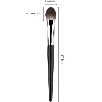 1/2PCS Peach Heart Blusher Brush – Small Flat Precise Brush for Powder, Cream & Liquid Blush